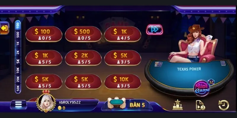 Ưu điểm của game Poker 86BET